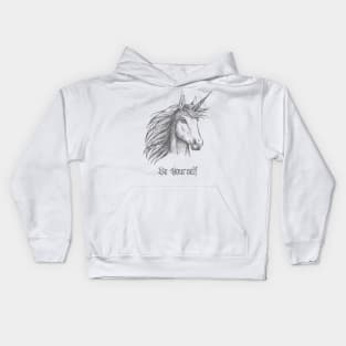 Unicorn Head Kids Hoodie